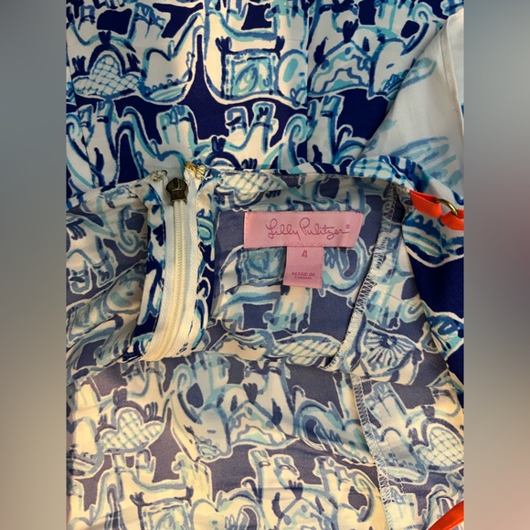 Lilly Pulitzer Celyn Romper Get Trunky - Picture 4 of 4